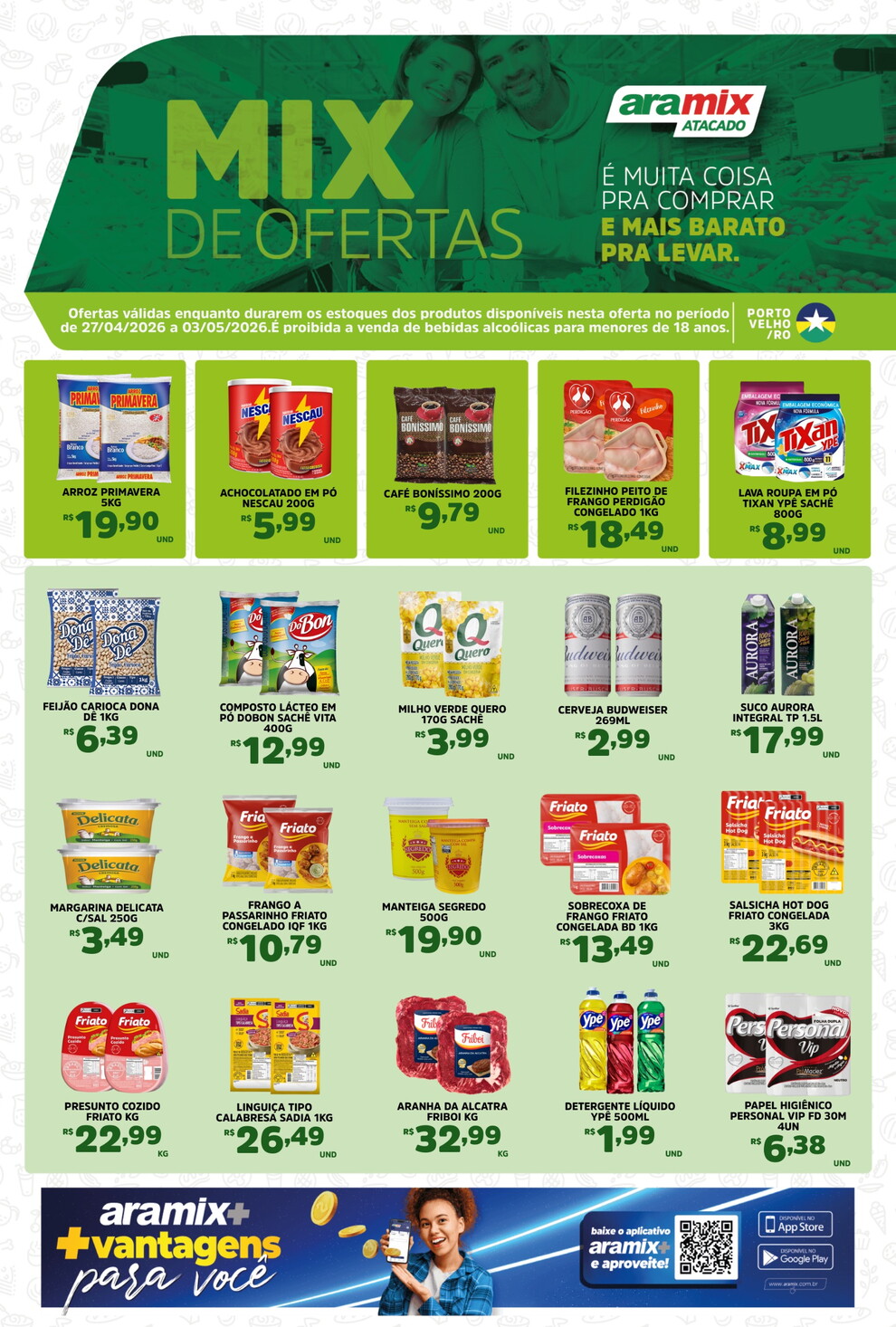 MIX DE OFERTAS PORTO VELHO