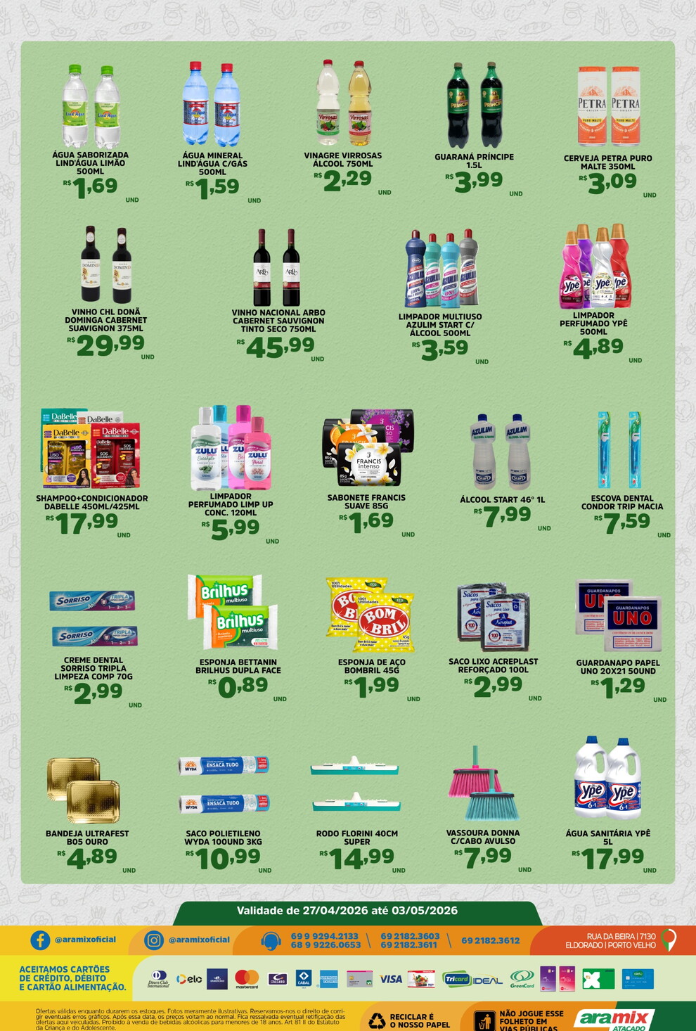 MIX DE OFERTAS PORTO VELHO