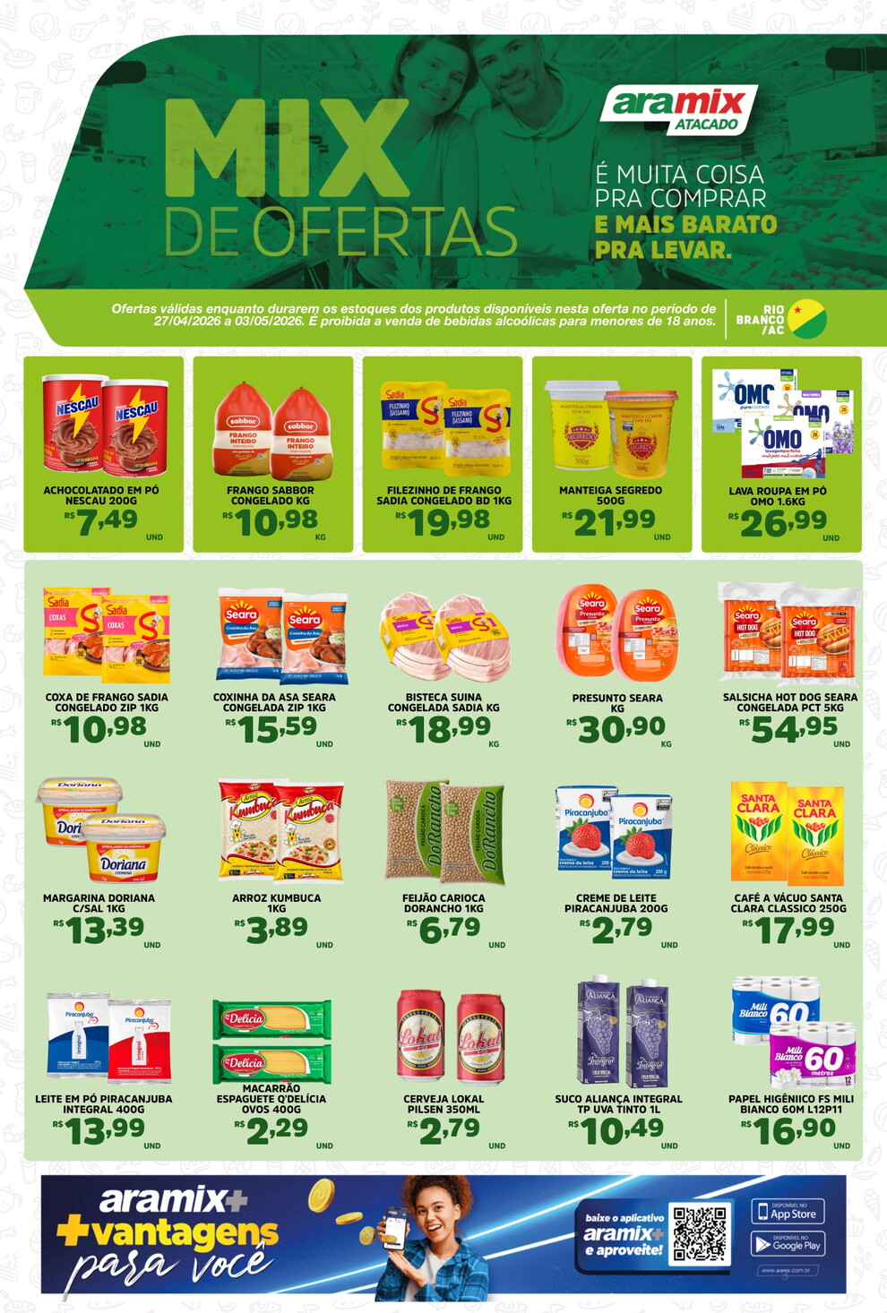 MIX DE OFERTAS RIO BRANCO