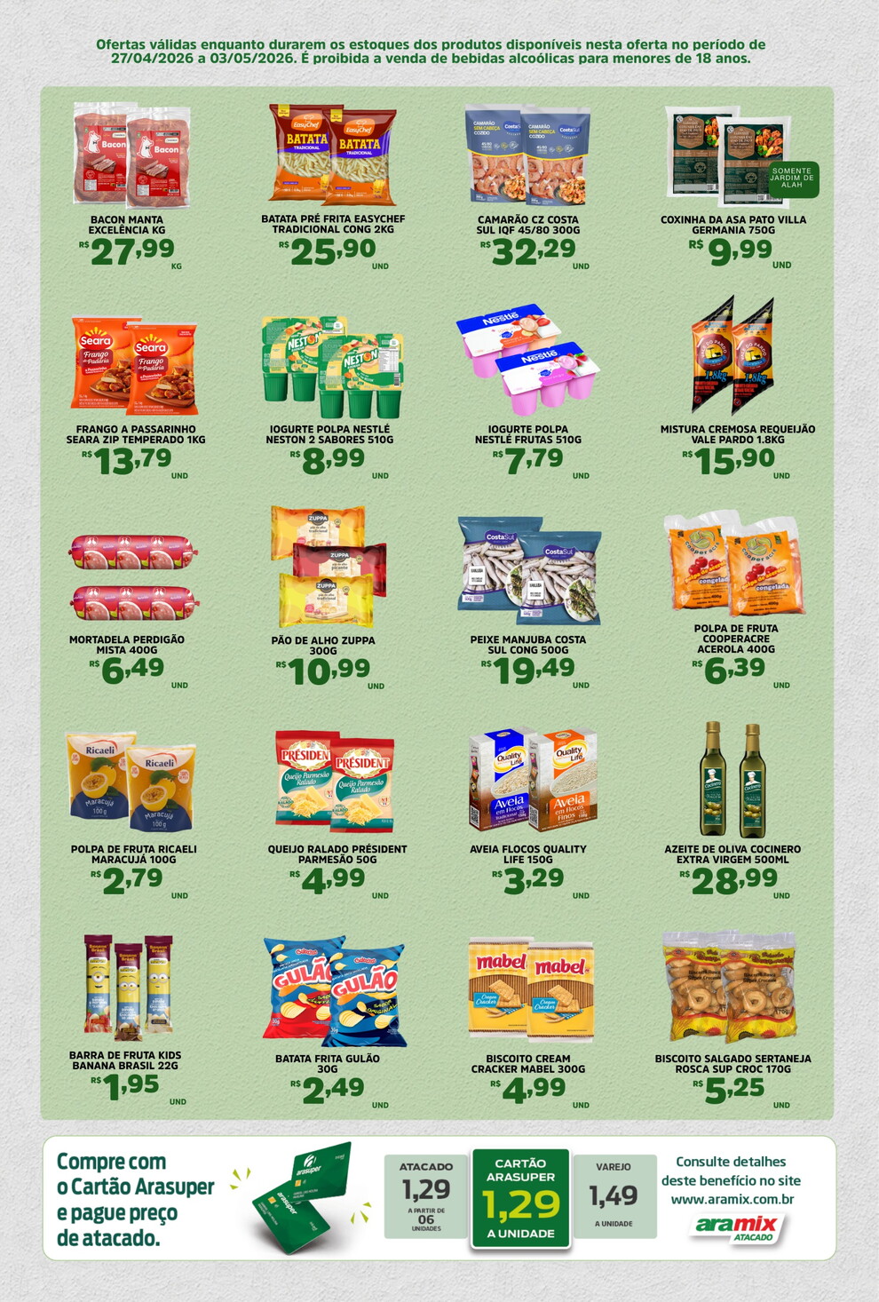 MIX DE OFERTAS RIO BRANCO