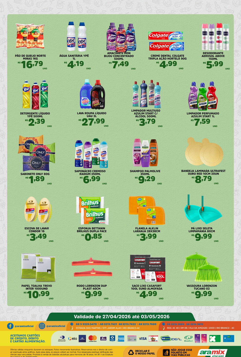 MIX DE OFERTAS RIO BRANCO